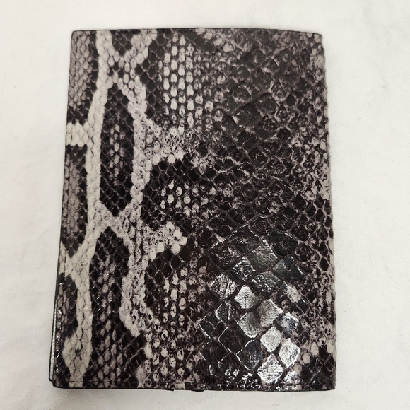 Python Leather Passport Holder - Picture 2 of 6